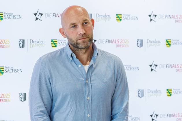 Ronald Rauhe ZDF Expert , 24 07 2025, Dresden Germany , Press conference The Finals 2025 Dresden xprx