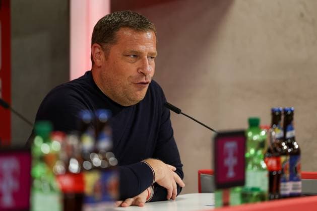 Max Eberl FC Bayern Muenchen, Chief Sports Officer , GER, Presentation Luis Diaz, FC Bayern Muenchen, Football, Press conference, Season 2025 2026, 31 07 2025, GER, Presentation Luis Diaz, FC Bayern Muenchen, Football, Press conference, Season 2025 2026, 31 07 2025 Muenchen Copyright: xEibner-Pressefoto JennixMaulx EP_JML