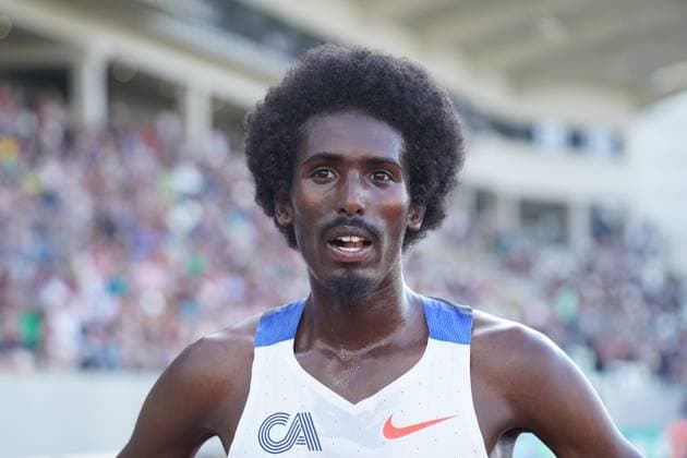 , Leichtathletik, Athletics, Track and Field,, Leichtathletik DM 2025 , 31 07 03 08 2025, Heinz Steyer Stadion Dresden, 5000m Men Final mohamed Abdilaahi Cologne Athletics Copyright Gladys Chai von der Laage