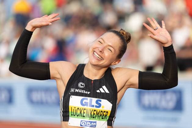 German Athletics Championships 2025 Gina Lueckenkaemper, Gina Lueckenkaemper becomes German Champion over 100 meters German Athletics Championships 2025 on Saturday, August 2, 2025 in Dresden , Dresden Hessen Germany Heinz Steyer Stadium