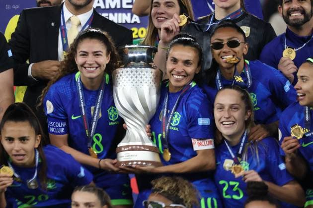 FEMALE AMERICA CUP FINAL COLOMBIA VS BRAZIL August 02, 2025 Final match of the Womens America Cup between Colombia VS Brazil at the Rodrigo Paz stadium QUITO PICHINCHA ECUADOR Copyright: xHENRYxLAPOx