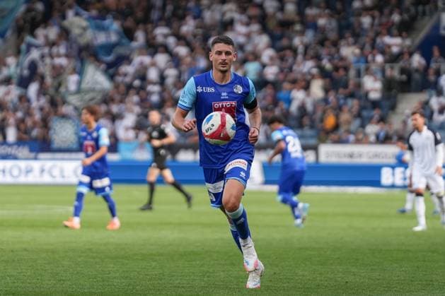 Stefan Kneževic Stefan Knezevic FC Luzern, 05 on the ball, Switzerland, Football, Credit Suisse Super League, 2 Matchday, 2025 2026, FC Luzern vs FC Zürich, 03 08 2025, Swissporarena, Luzern, Switzerland Luzern Swissporarena Luzern Switzerland Copyright: xArnexAmbergx