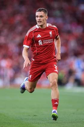 Fußball Vorsaison Freundschaftsspiel Liverpool gegen Athletic Bilbao 4. August 2025 Vorsaison Freundschaftsspiel Liverpool gegen Athletic Bilbao Florian Wirtz von Liverpool Foto Simon Stacpoole Abseits Liverpool UK  Copyright: xSimonxStacpoolexOffside