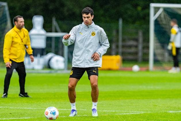 Borussia Dortmund training camp in Saalfelden Giovanni Reyna Borussia Dortmund, 7 Copyright: xBahhoxKarax