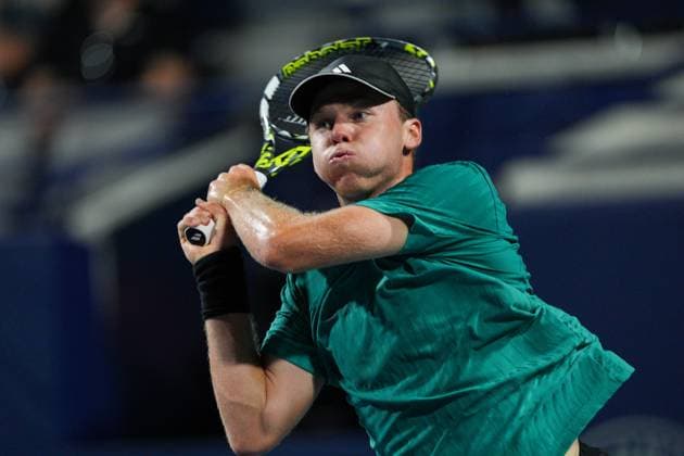 National Bank Open 2025 - Day 10 TORONTO, CANADA - AUGUST 4 : Alex Michelson of the United States in action against Karen Khachanov during the men’s singles quarterfinals on day ten of the 2025 National Bank Open at Sobeys Stadium in Toronto, Ontario, Canada on August 4, 2025. Mert Alper Dervis Anadolu Ontario Canada. Editorial use only. Please get in touch for any other usage.  Copyright: x2025xAnadoluxMertxAlperxDervisx