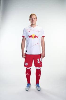 Attention Editorial use free of charge Attention Free of charge for editorial use Xaver Schlager RB Leipzig