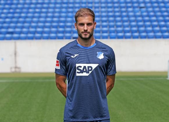 Luka Duric Hoffenheim TSG 1899 Hoffenheim Porträttermin 2025 2026 Sinsheim, GER, 06 08 2025 ,Soccer 3 League 2025 2026