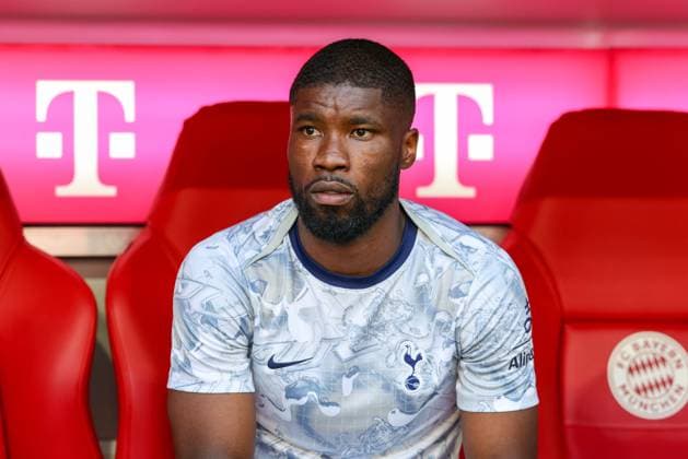 Kevin Danso 4 Tottenham Hotspur , FC Bayern Muenchen vs Tottenham Hotspur, Soccer, Telekom Cup, Test match, 07 08 2025 Muenchen Bayern Germany Copyright: xkolbert-press ChristianxKolbertx
