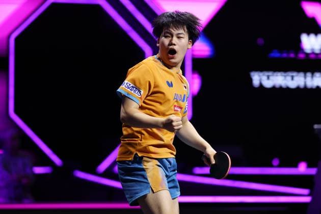 Sora Matsushima (JPN), AUGUST 7, 2025 - Table tennis, Tischtennis : WTT Champions Yokohama 2025 Men s singles round of 32 at Yokohama BUNTAI, Kanagawa, Japan. Noxthirdxpartyxsales  aflo_299624743