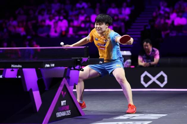 Sora Matsushima (JPN), AUGUST 7, 2025 - Table tennis, Tischtennis : WTT Champions Yokohama 2025 Men s singles round of 32 at Yokohama BUNTAI, Kanagawa, Japan. Noxthirdxpartyxsales  aflo_299624768