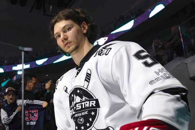 Moritz Seider, All Star Classic ZSC Lions, Fiala™s Friends Charity Game, ice hockey, 08 08 2025