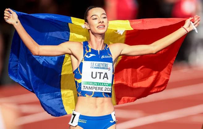 European Athletics U20 Championships Alexandra Stefania Uta during European Athletics U20 Championships in Tampere, Finland on August 09, 2025. Tampere Finland  Copyright: xFotoxOlimpikx originalFilename:jastrzebowski-european250809_npoy1
