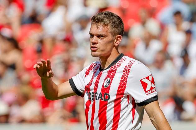 Matthias Ginter SC Freiburg, 28 , Germany, Soccer, Test match, 2025 2026, SC Freiburg vs CA Osasuna, 09 08 2025, Europa Park Stadion , Freiburg im Breisgau, Germany Freiburg im Breisgau Europa Park Stadion Baden Wuerttemberg Germany Copyright: xGrantxHubbsx
