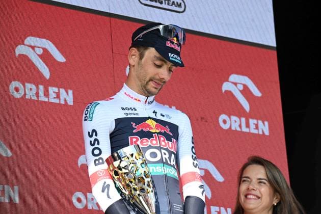 10-08-2025 Tour De Pologne; Tappa 07 Wieliczka - Wieliczka; 2025, Red Bull - Bora Hansgrohe; Sobrero, Matteo; Wieliczka;