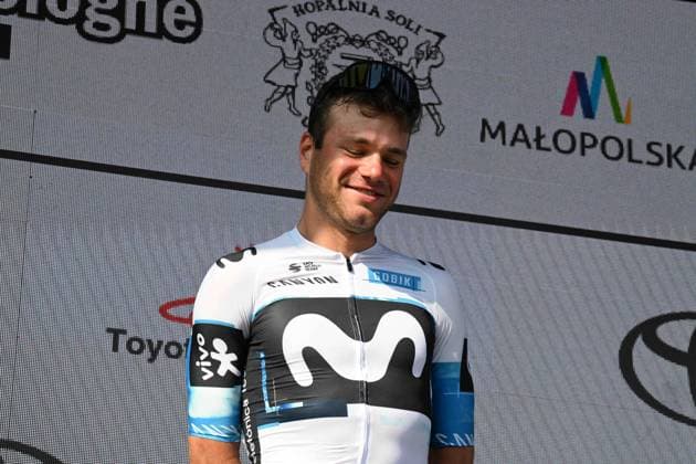 10-08-2025 Tour De Pologne; Tappa 07 Wieliczka - Wieliczka; 2025, Movistar; Milesi, Lorenzo; Wieliczka;