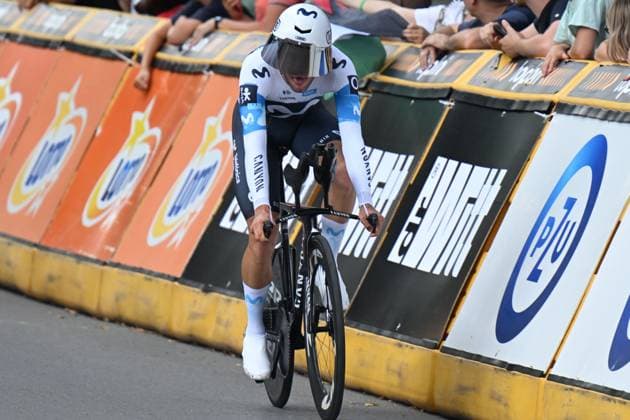 10-08-2025 Tour De Pologne; Tappa 07 Wieliczka - Wieliczka; 2025, Movistar; Milesi, Lorenzo; Wieliczka;