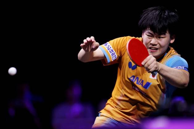 Sora Matsushima (JPN), AUGUST 9, 2025 - Table tennis, Tischtennis : WTT Champions Yokohama 2025 Men s singles round of 16 at Yokohama BUNTAI, Kanagawa, Japan. Noxthirdxpartyxsales  aflo_299754915