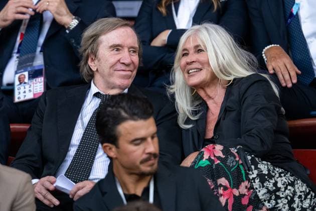 Guenter Netzer with wife Elvira Lang on the VIP stand, SUI, Germany vs Spain, Football, UEFA Womens Euro 2025, Semi-final, 23 07 2025 SUI, Germany vs Spain, Football, UEFA Womens Euro 2025, Semi-final, 23 07 2025 Zurich Copyright: xEibner-Pressefoto Memmlerx EP_MMR