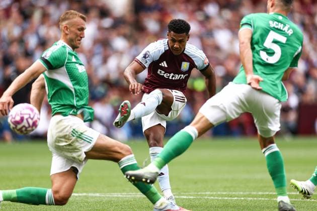 Aston Villa v Newcastle United 16 August 2025, Aston Premier League Fußball Aston Villa v Newcastle United Ollie Watkins von Aston Villa Foto Jacques Feeney Abseits Aston UK  Copyright: xJacquesxFeeneyx xOffsidexOffside
