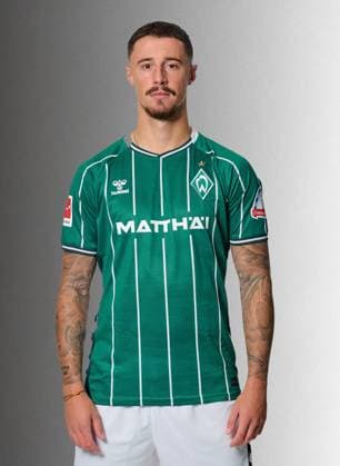 official portrait appointment SV Werder Bremen 2025 2026 Marco Friedl Werder Bremen 32 Captain 1 BL portrait appointment 2025 2026, xWerderxBremenx xHeidmannxxvia nph00001
