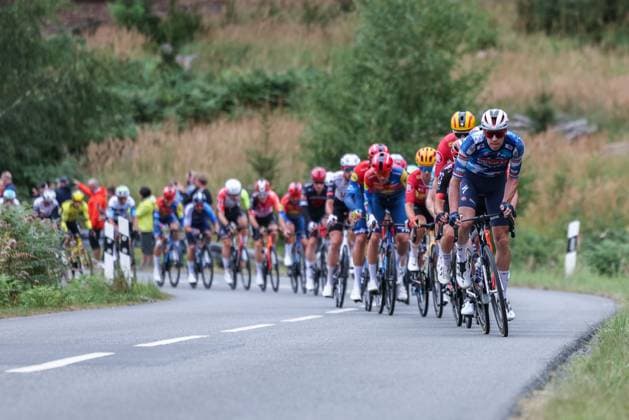 Cycling UCI ProSeries Men Elite LIDL Deutschland Tour 2025 Stage 3 Arnsberg Kassel on 23 08 2025 The peloton xJRx