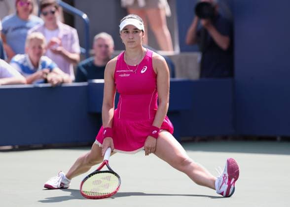 Eva Lys GER reacts annoyed,anger,disappointed,disappointment,emotion, USTA Billie Jean King National Tennis Center, Flushing Meadows, New York, USA Copyright: xJuergenxHasenkopfx
