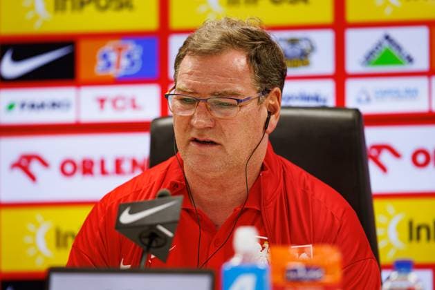 Jan Urban seen during Official press conference, PK, Pressekonferenz of Polish National football team before World Cup 2026 European qualification game against Netherlands (Maciej Rogowski Ball Raw Images) Rotterdam De Kuip Netherlands Copyright: xMaciejxRogowskix maciejrogowski_netherlands_poland_pressconference2526-45