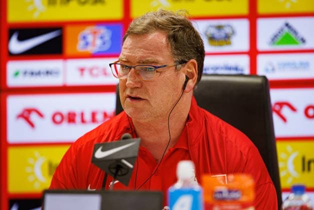 Jan Urban seen during Official press conference, PK, Pressekonferenz of Polish National football team before World Cup 2026 European qualification game against Netherlands (Maciej Rogowski Ball Raw Images) Rotterdam De Kuip Netherlands Copyright: xMaciejxRogowskix maciejrogowski_netherlands_poland_pressconference2526-46