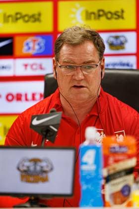 Jan Urban seen during Official press conference, PK, Pressekonferenz of Polish National football team before World Cup 2026 European qualification game against Netherlands (Maciej Rogowski Ball Raw Images) Rotterdam De Kuip Netherlands Copyright: xMaciejxRogowskix maciejrogowski_netherlands_poland_pressconference2526-53