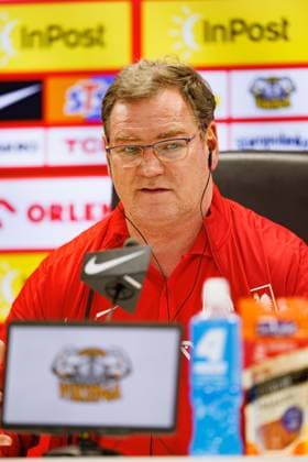 Jan Urban seen during Official press conference, PK, Pressekonferenz of Polish National football team before World Cup 2026 European qualification game against Netherlands (Maciej Rogowski Ball Raw Images) Rotterdam De Kuip Netherlands Copyright: xMaciejxRogowskix maciejrogowski_netherlands_poland_pressconference2526-54