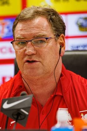 Jan Urban seen during Official press conference, PK, Pressekonferenz of Polish National football team before World Cup 2026 European qualification game against Netherlands (Maciej Rogowski Ball Raw Images) Rotterdam De Kuip Netherlands Copyright: xMaciejxRogowskix maciejrogowski_netherlands_poland_pressconference2526-59