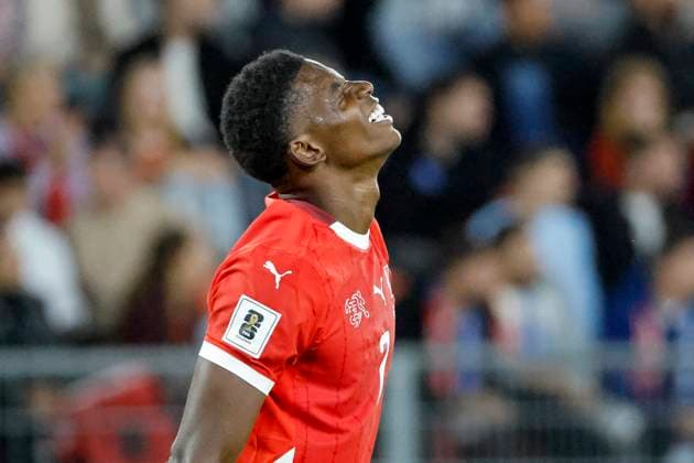 Breel Embolo Switzerland, 07 , Switzerland, FIFA, World Cup Qualification Europe, Group B , Switzerland vs Kosovo, 05 09 2025, Sankt Jakob Park, Basel, Switzerland Basel Sankt Jakob Park Canton Basel City Switzerland Copyright: xGrantxHubbsx