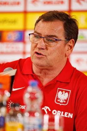 Jan Urban seen during Official press conference, PK, Pressekonferenz and training of Polish National football team before World Cup 2026 European qualification game against Finland (Maciej Rogowski Ball Raw Images) Chorzow Slaski Stadium Poland Copyright: xMaciejxRogowskix maciejrogowski_urban_kaminski_conrference2526-25
