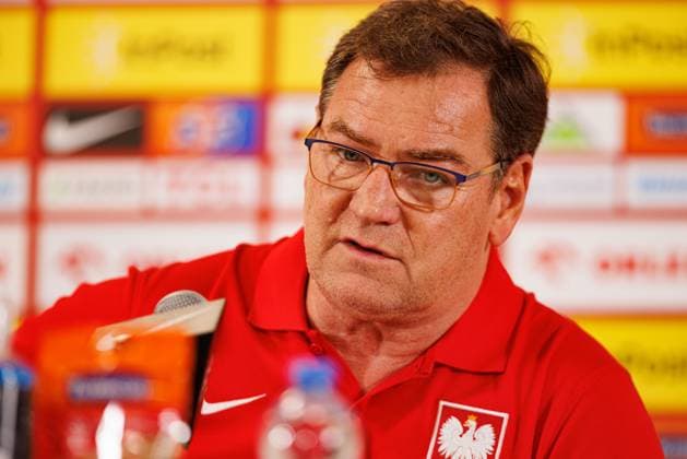 Jan Urban seen during Official press conference, PK, Pressekonferenz and training of Polish National football team before World Cup 2026 European qualification game against Finland (Maciej Rogowski Ball Raw Images) Chorzow Slaski Stadium Poland Copyright: xMaciejxRogowskix maciejrogowski_urban_kaminski_conrference2526-26