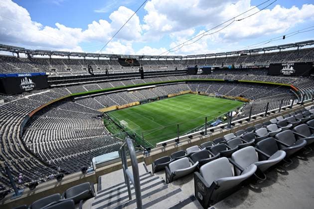 East Rutherford, Metlife Stadium, 09 07 25, USA, Men, FIFA Club World Cup 2025, semi-final Paris Saint Germain Real Madrid CF picture stadium view FIFA regulations prohibit any use of photographs as image sequences and or quasi video New Jersey United States