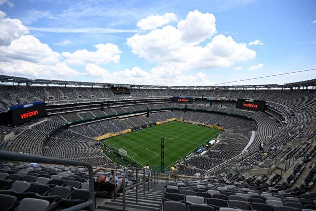 East Rutherford, Metlife Stadium, 09 07 25, USA, Men, FIFA Club World Cup 2025, semi-final Paris Saint Germain Real Madrid CF picture stadium view FIFA regulations prohibit any use of photographs as image sequences and or quasi video New Jersey United States