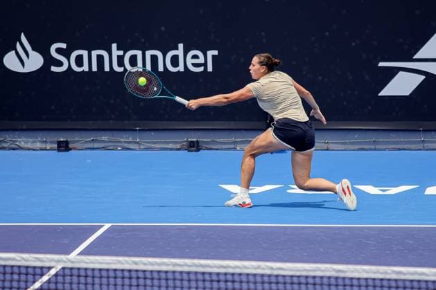 WTA GUADALAJARA 125 OPEN WTA GUADALAJARA 250 OPEN STEFFANINI VS KULIKOVA 07092025 GUADALAJARA, JALISCO Action photo of Anastasia Kulikova of Finland, during the WTA Guadalajara 250 Open, held at the Centro Panamericano de Tenis of Guadalajara, Jalisco, Mexico Action photo of Anastasia of Finland, during the WTA Guadalajara 250 Open, held at the Centro Panamericano de Tenis of Guadalajara, Jalisco, Mexico PHOTO BY IMAGENSHOP AGENCIA FOTOGRAFICA GUADALAJARA JALISCO MEXICO Copyright: xIMAGENSHOPxAGENCIAxFOTOGRAFICAx