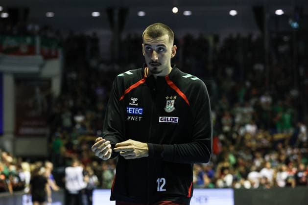 Goalkeeper Matej Mandic SC Magdeburg,12 Handball Machineseeker Champions League Season 2025 2026 SC Magdeburg vs Paris Saint Germain at the GETEC Arena in Magdeburg Handball,Germany,10 09 2025