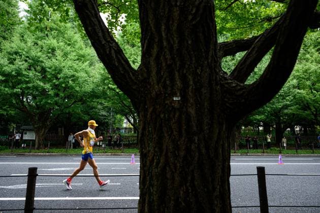 250913 Perseus Karlström of Sweden competes in men s 35 kilometers race walk during day 1 of the 2025 World Athletics Championships on September 13, 2025 in Tokyo Photo Joel Marklund BILDBYRAN kod JM JM0729 bbeng friidrott athletics friidrett 2025 world athletics championships world athletics championships tokyo 25 friidrotts vm friidretts vm vm sverige  Copyright: JOELxMARKLUND BB250913JM005