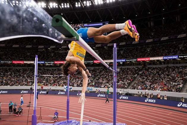 250913 Armand Duplantis of Sweden competes in men s pole vault qualification during day 1 of the 2025 World Athletics Championships on September 13, 2025 in Tokyo Photo Joel Marklund BILDBYRAN kod JM JM0729 bbeng friidrott athletics friidrett 2025 world athletics championships world athletics championships tokyo 25 friidrotts vm friidretts vm vm sverige pole vault stavsprang stavhopp  Copyright: JOELxMARKLUND BB250913JM116
