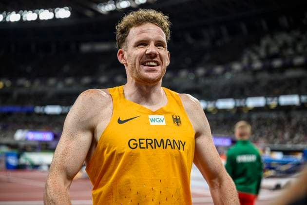 Torben Blech GERMANY, TSV Bayer 04 Leverkusen, Pole Vault Men JPN, Leichtathletik, Athletics, World Athletics Championships Tokyo 25, Leichtathletik Weltmeisterschaften, 13 09 2025, JPN, Leichtathletik, Athletics, World Athletics Championships Tokyo 25, Leichtathletik Weltmeisterschaften, 13 09 2025, Tokyo Copyright: xJanxPapenfussx EP_JPS