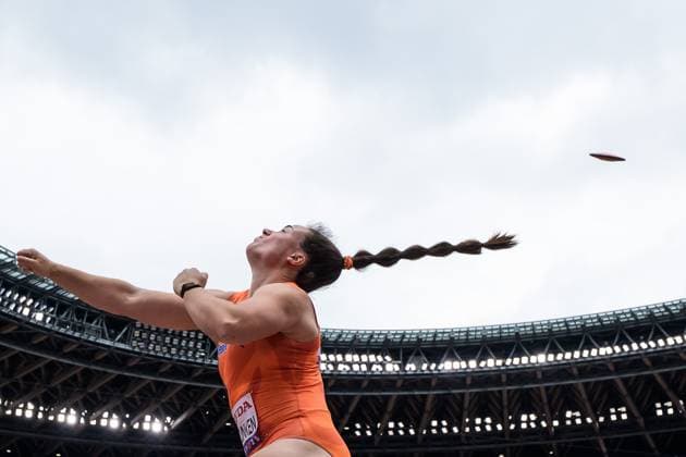 250913 Jorinde van Klinken of Netherlands competes in women s discus throw qualification during day 1 of the 2025 World Athletics Championships on September 13, 2025 in Tokyo Photo Joel Marklund BILDBYRAN kod JM JM0729 bbeng friidrott athletics friidrett 2025 world athletics championships world athletics championships tokyo 25 friidrotts vm friidretts vm vm dam discus throw diskos diskus  Copyright: JOELxMARKLUND BB250913JM187