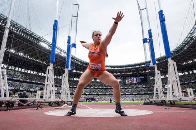 250913 Jorinde van Klinken of Netherlands competes in women s discus throw qualification during day 1 of the 2025 World Athletics Championships on September 13, 2025 in Tokyo Photo Joel Marklund BILDBYRAN kod JM JM0729 bbeng friidrott athletics friidrett 2025 world athletics championships world athletics championships tokyo 25 friidrotts vm friidretts vm vm dam discus throw diskos diskus  Copyright: JOELxMARKLUND BB250913JM189
