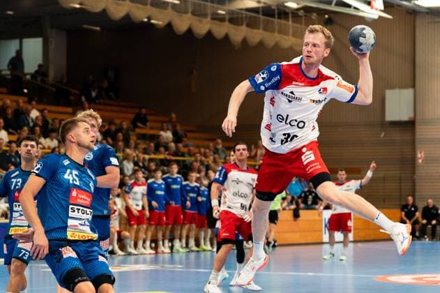 Sascha Pfattheicher HBW Balingen Weilstetten, 30 on throw, GER, VfL Luebeck Schwartau vs HBW Balingen Weilstetten, Handball, 2 Bundesliga, Matchday 3, Season 2025 2026, 13 09 2025 GER, VfL Luebeck Schwartau vs HBW Balingen Weilstetten, Handball, 2 Bundesliga, Matchday 3, Season 2025 2026, 13 09 2025 Luebeck Copyright: xEibner-Pressefoto MaxxVincenx EP_MVN