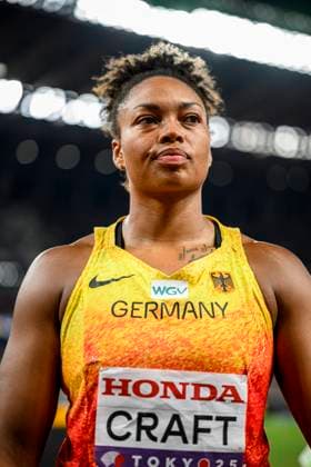 Shanice Craft GERMANY, SV Halle, Discus Throw Women JPN, Leichtathletik, Athletics, World Athletics Championships Tokyo 25, Leichtathletik Weltmeisterschaften, 13 09 2025, JPN, Leichtathletik, Athletics, World Athletics Championships Tokyo 25, Leichtathletik Weltmeisterschaften, 13 09 2025, Tokyo Copyright: xJanxPapenfussx EP_JPS