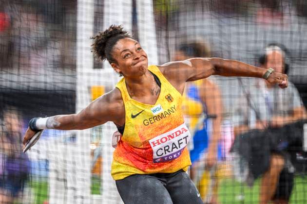 Shanice Craft GERMANY, SV Halle, Discus Throw Women JPN, Leichtathletik, Athletics, World Athletics Championships Tokyo 25, Leichtathletik Weltmeisterschaften, 13 09 2025, JPN, Leichtathletik, Athletics, World Athletics Championships Tokyo 25, Leichtathletik Weltmeisterschaften, 13 09 2025, Tokyo Copyright: xJanxPapenfussx EP_JPS