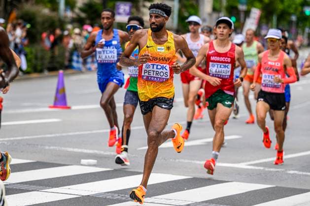 Amanal Petros GERMANY, Hannover 96, Marathon Men JPN, Leichtathletik, Athletics, World Athletics Championships Tokyo 25, Leichtathletik Weltmeisterschaften, 15 09 2025, JPN, Leichtathletik, Athletics, World Athletics Championships Tokyo 25, Leichtathletik Weltmeisterschaften, 15 09 2025, Tokyo Copyright: xJanxPapenfussx EP_JPS