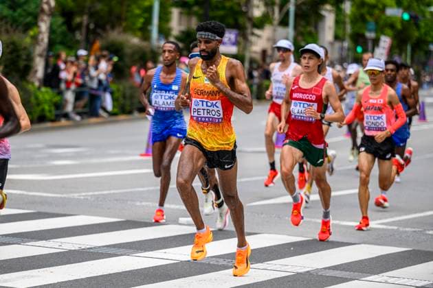 Amanal Petros GERMANY, Hannover 96, Marathon Men JPN, Leichtathletik, Athletics, World Athletics Championships Tokyo 25, Leichtathletik Weltmeisterschaften, 15 09 2025, JPN, Leichtathletik, Athletics, World Athletics Championships Tokyo 25, Leichtathletik Weltmeisterschaften, 15 09 2025, Tokyo Copyright: xJanxPapenfussx EP_JPS