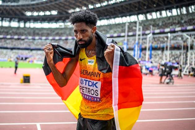 Amanal Petros GERMANY, Hannover 96, Marathon Men JPN, Leichtathletik, Athletics, World Athletics Championships Tokyo 25, Leichtathletik Weltmeisterschaften, 15 09 2025, JPN, Leichtathletik, Athletics, World Athletics Championships Tokyo 25, Leichtathletik Weltmeisterschaften, 15 09 2025, Tokyo Copyright: xJanxPapenfussx EP_JPS