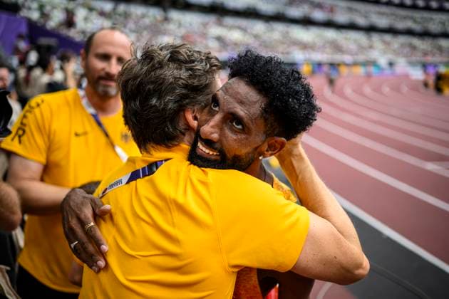 Amanal Petros GERMANY, Hannover 96, Marathon Men JPN, Leichtathletik, Athletics, World Athletics Championships Tokyo 25, Leichtathletik Weltmeisterschaften, 15 09 2025, JPN, Leichtathletik, Athletics, World Athletics Championships Tokyo 25, Leichtathletik Weltmeisterschaften, 15 09 2025, Tokyo Copyright: xJanxPapenfussx EP_JPS